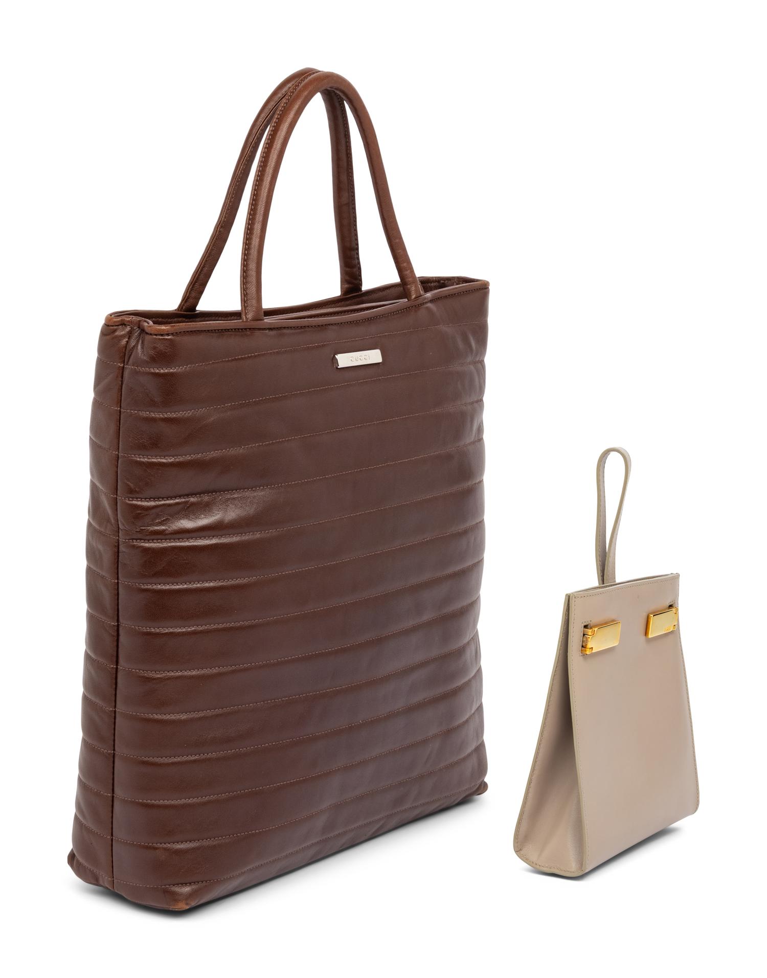 TOM FORD FOR GUCCI, TWO LEATHER BAGS
