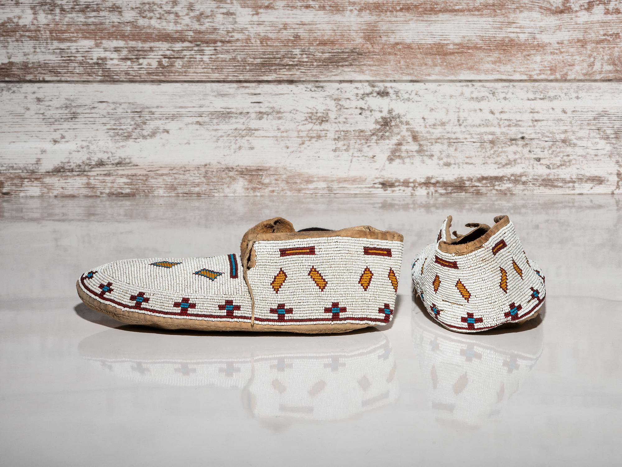 Cree Beaded Moccasins