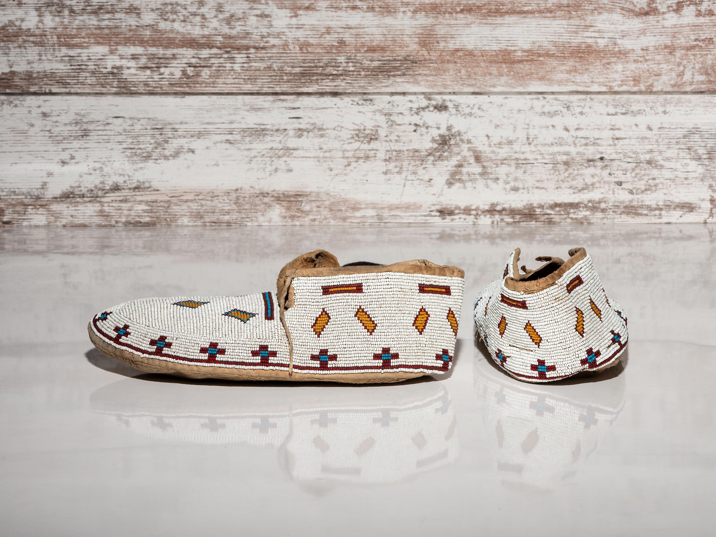 Cree Beaded Moccasins