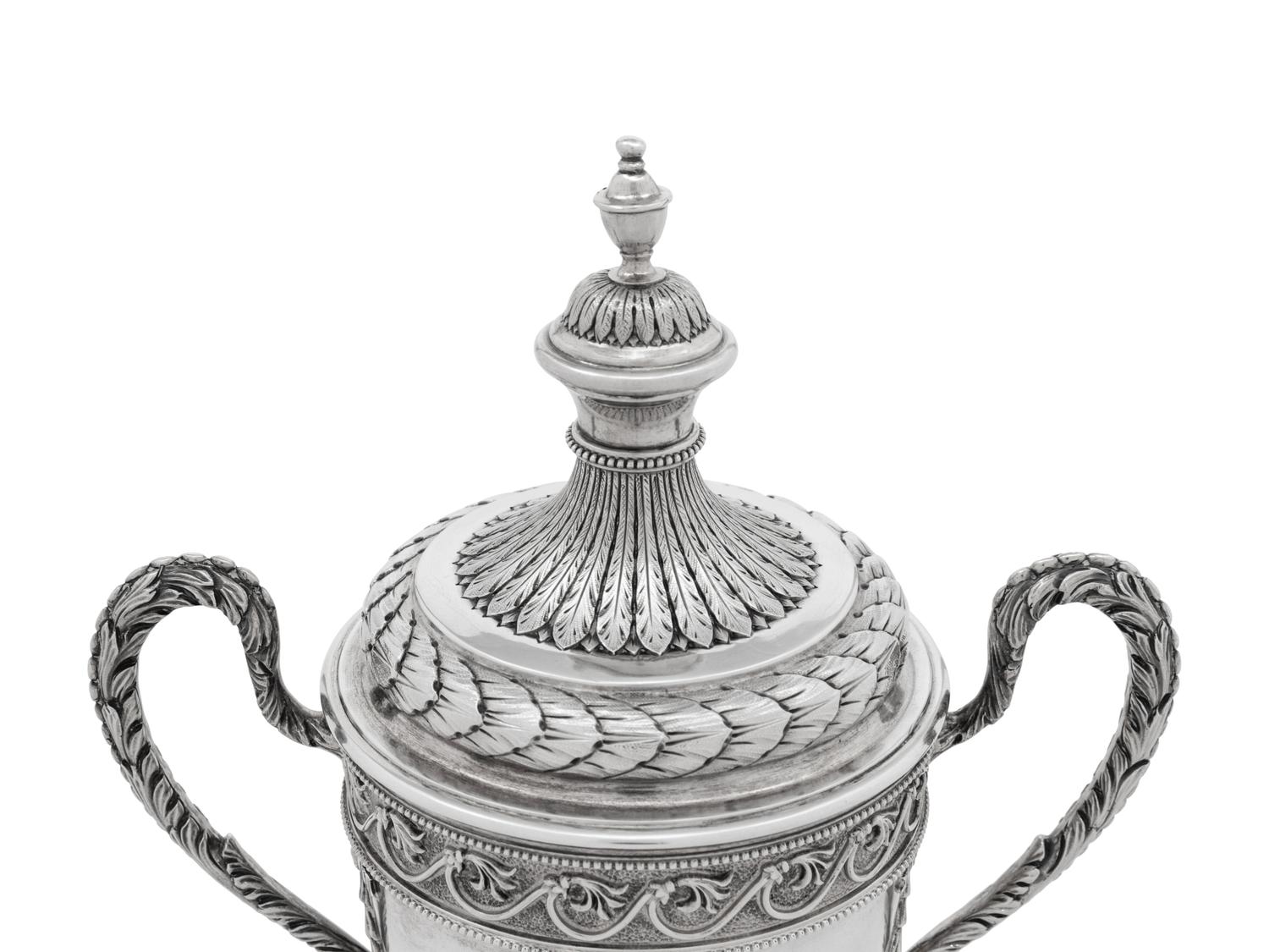 An English Silver Cup and Cover