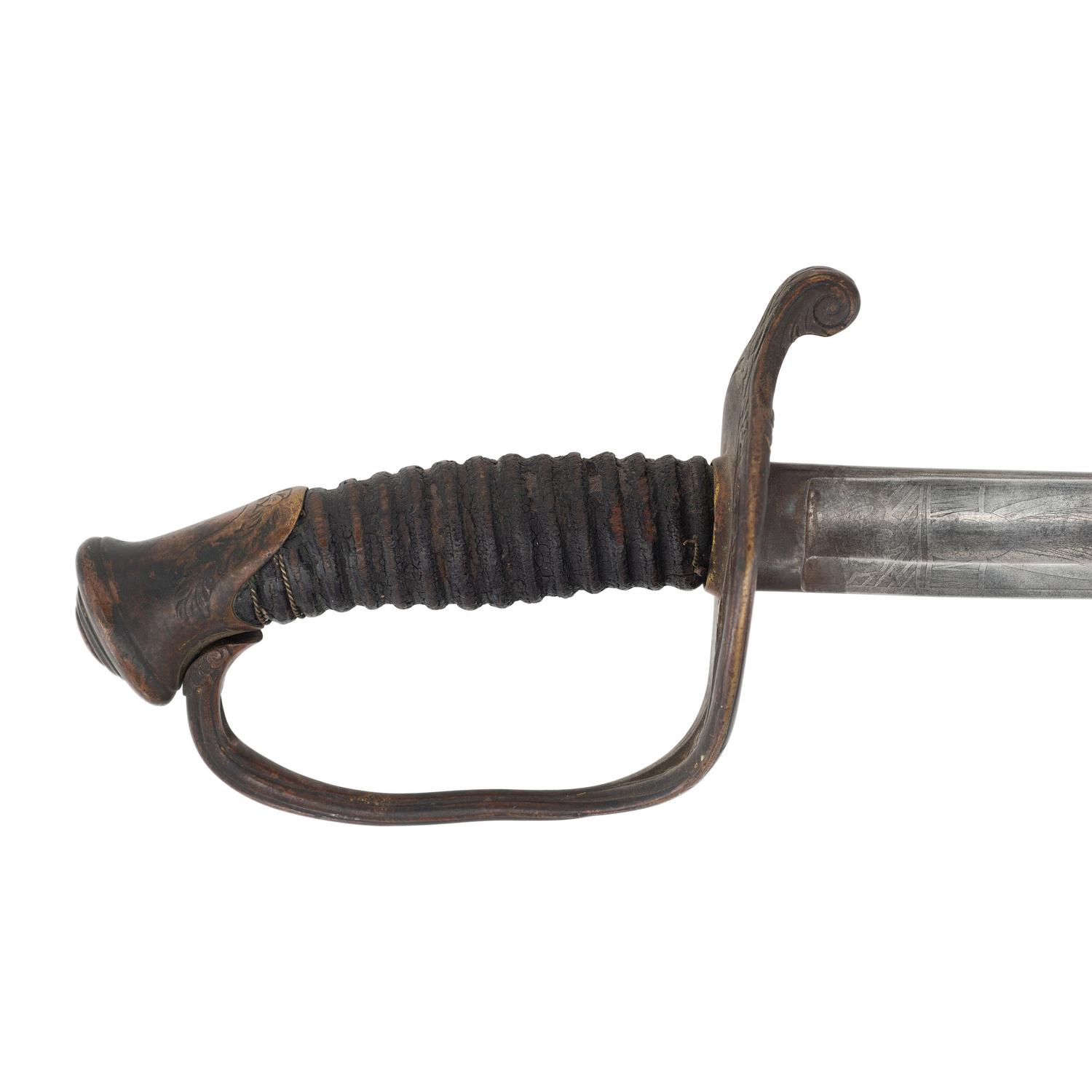 Imported Model 1850 Foot Officer's Sword of Lt. William Tompkins - 115th NY - KIA at Olustee