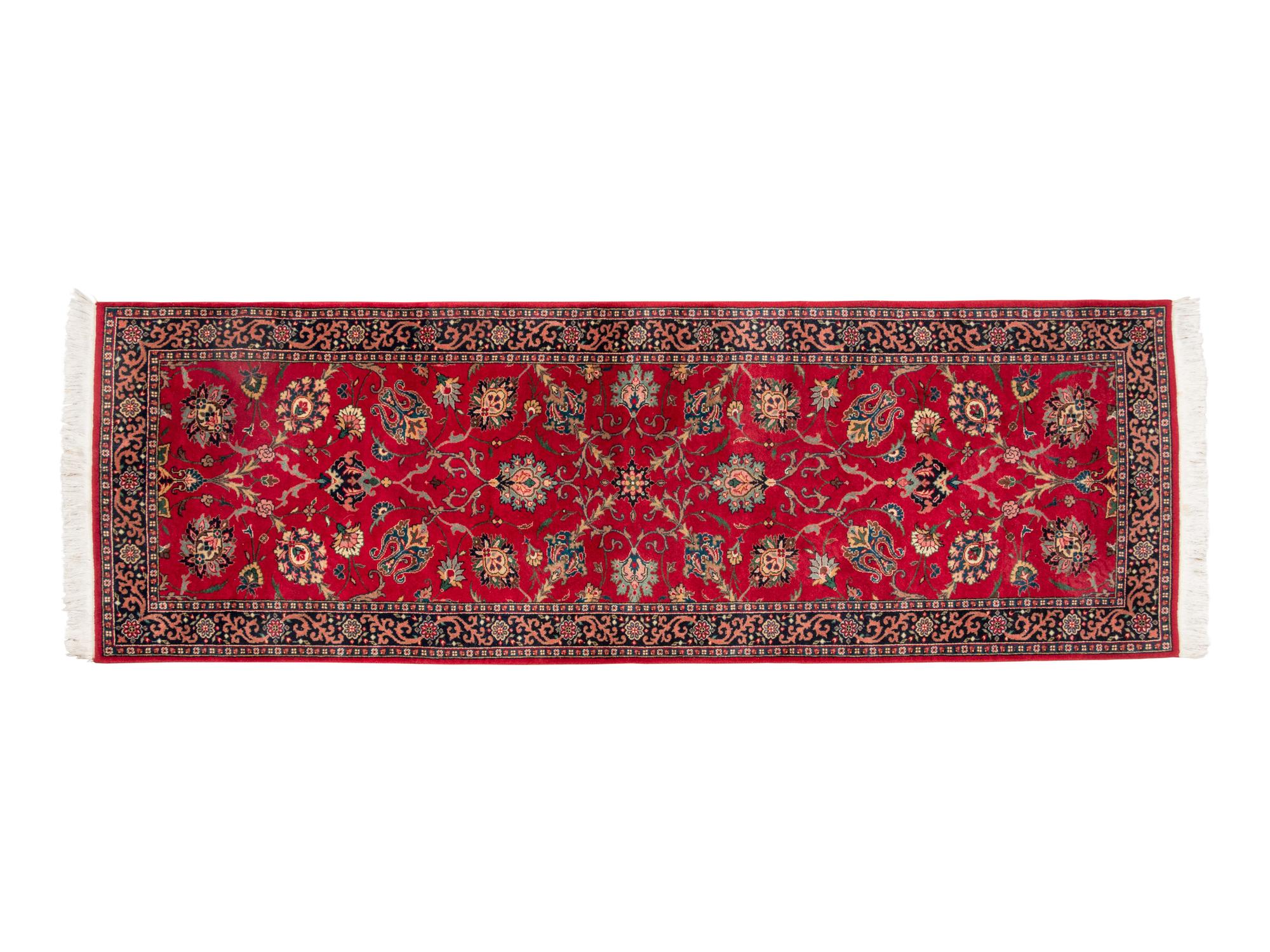 A Tabriz Style Wool Runner