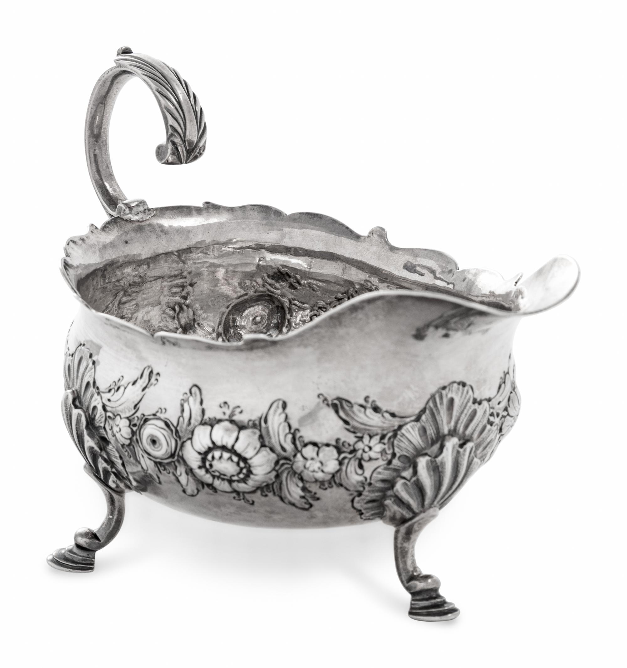 A George II Silver Sauce Boat