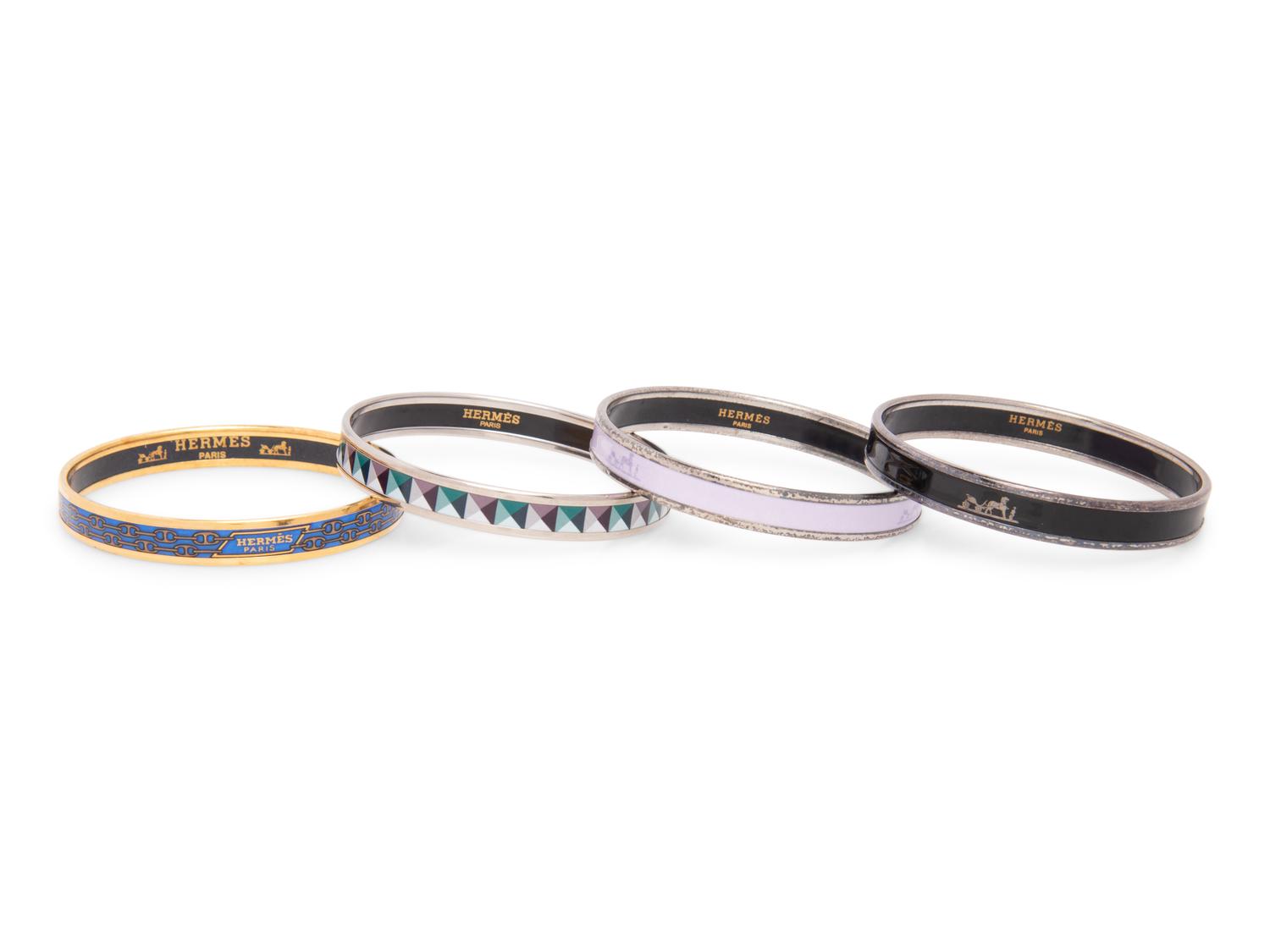 Four Hermès Bracelets