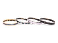 Four Hermès Bracelets