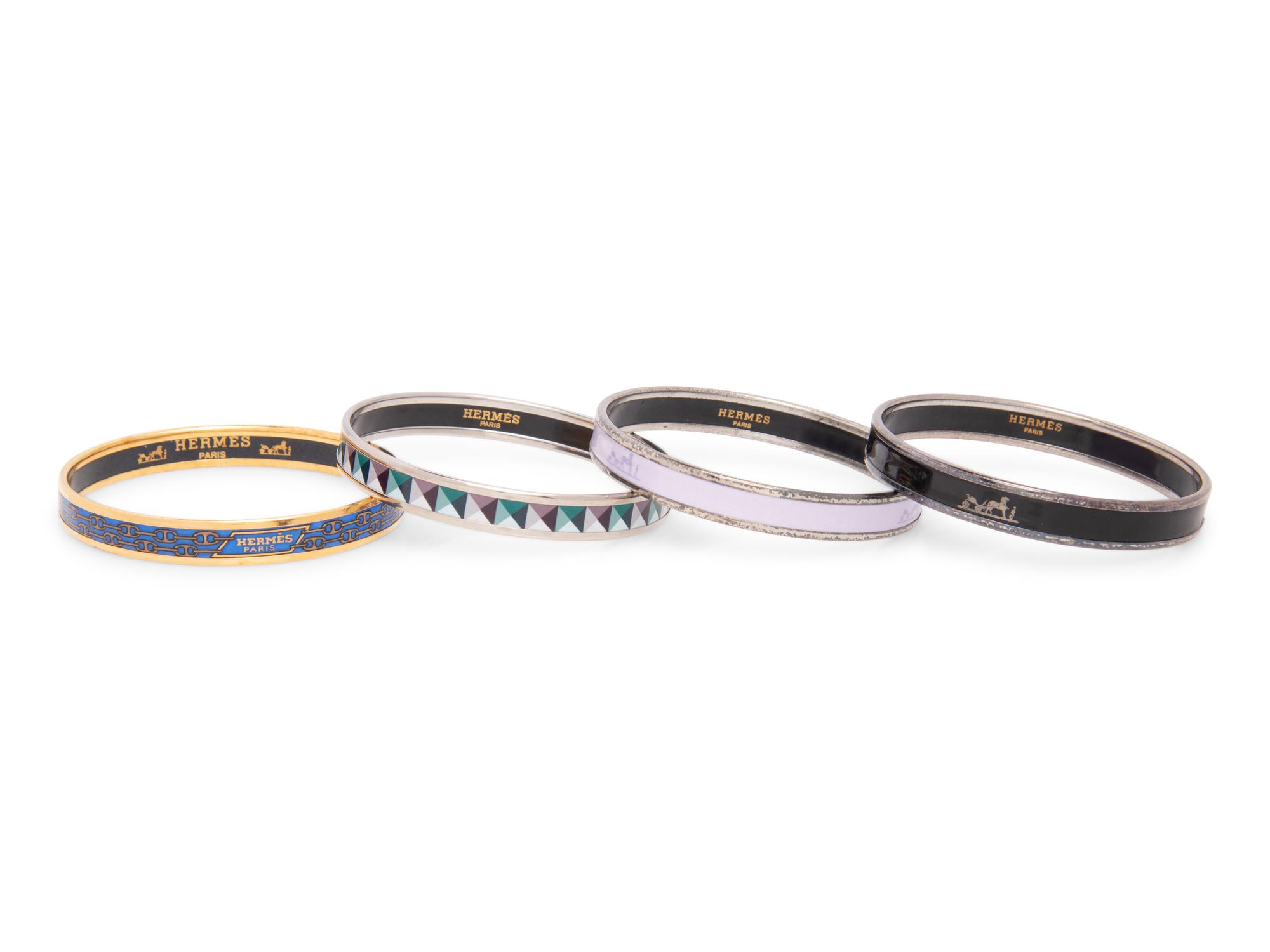 Four Hermès Bracelets