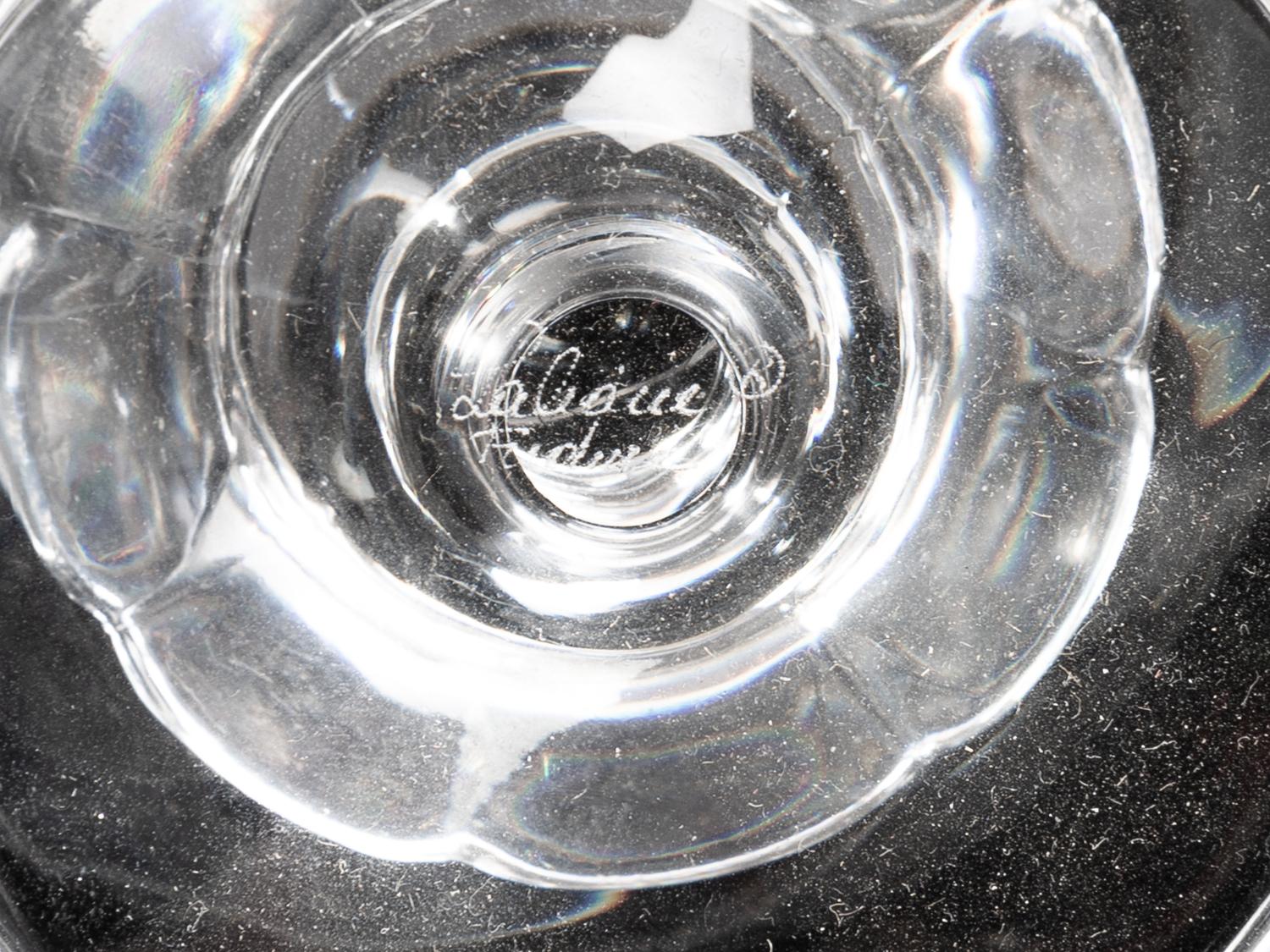 A Collection of Lalique Blois Stemware