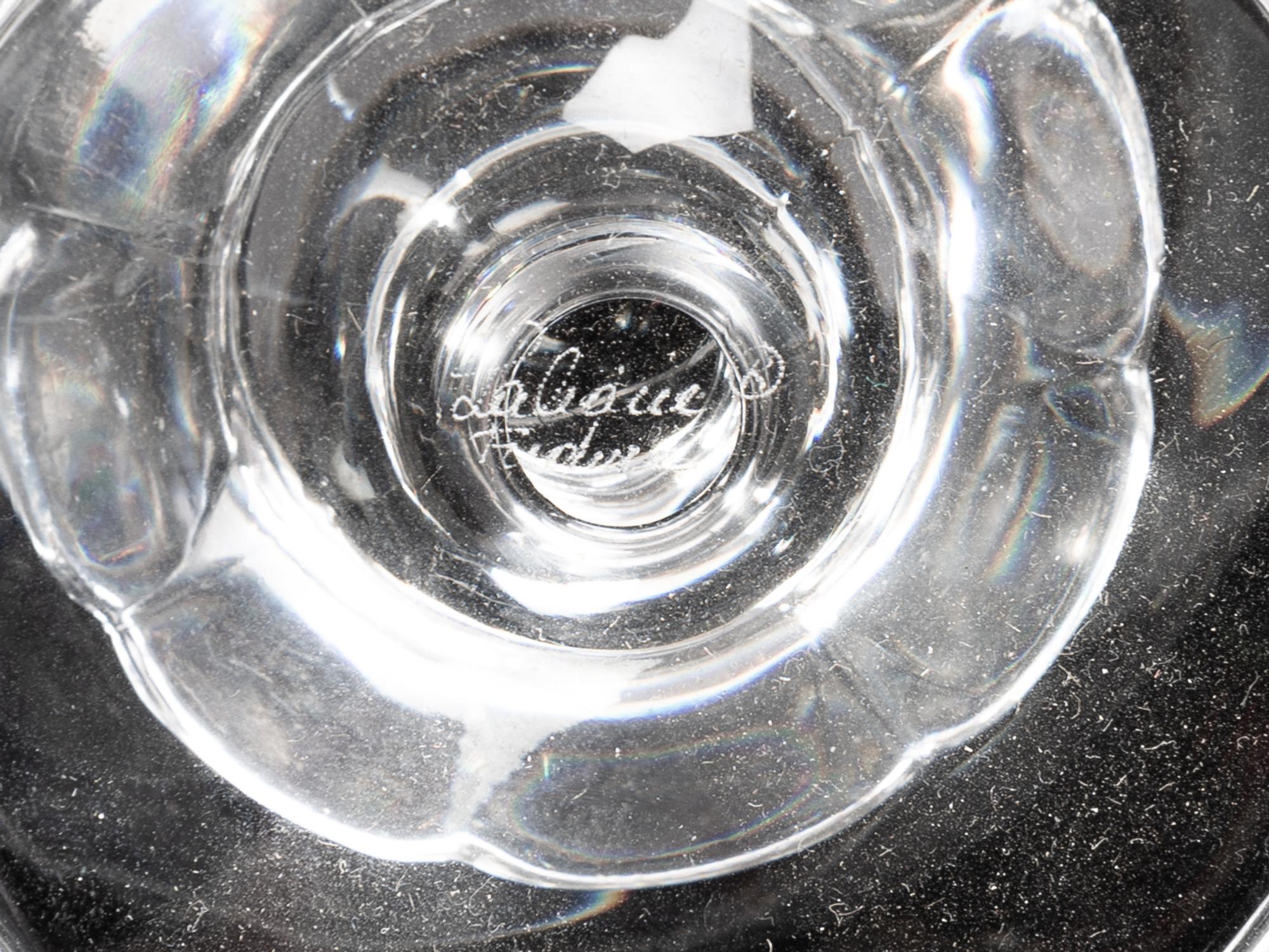 A Collection of Lalique Blois Stemware