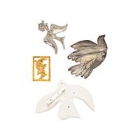 COLLECTION OF DOVE MOTIF COSTUME JEWELRY