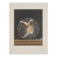 Erte (Russian/French, 1892-1990) — Ondee , 1980s