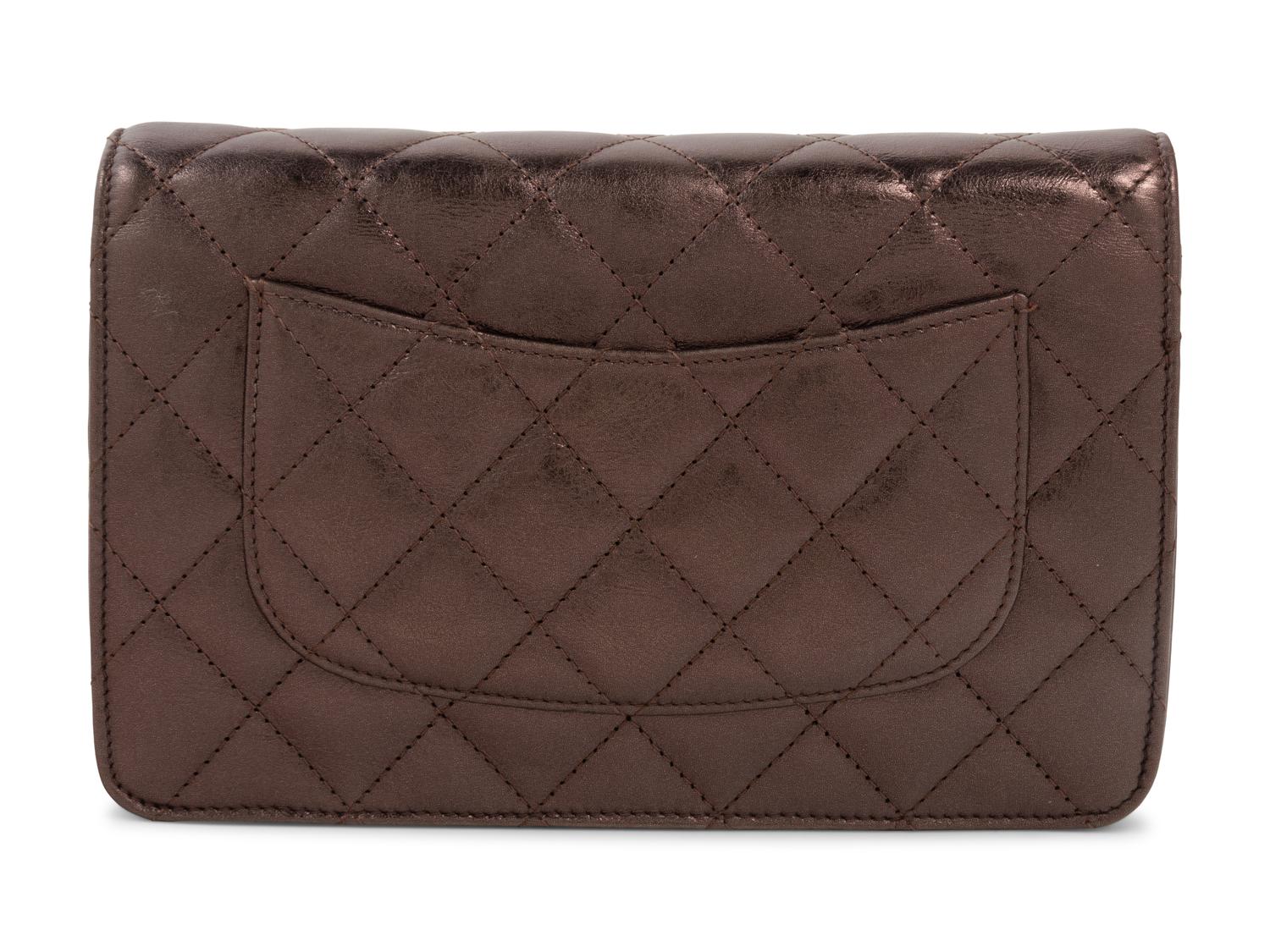 Chanel Quilted Leather Wallet Bag, 2008-2009