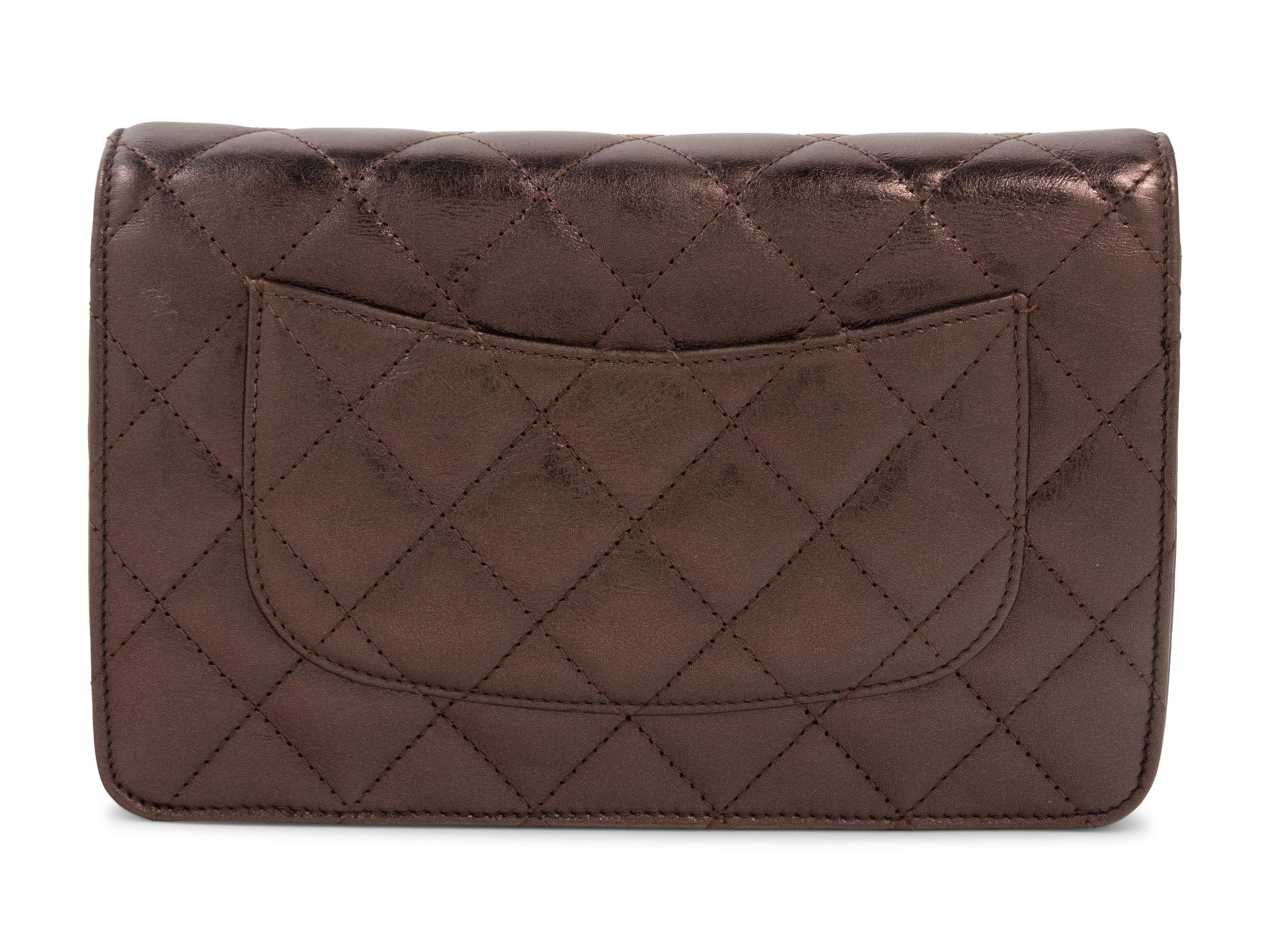 Chanel Quilted Leather Wallet Bag, 2008-2009