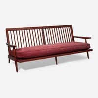 George Nakashima Settee with Arms, New Hope, Pennsylvania, New Hope, Pennsylvania, 1960