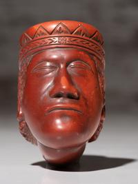 Great Lakes Catlinite Portrait Pipe Bowl