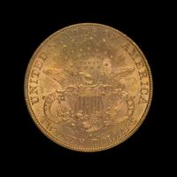A United States 1891-S Liberty Head $20 Gold Coin