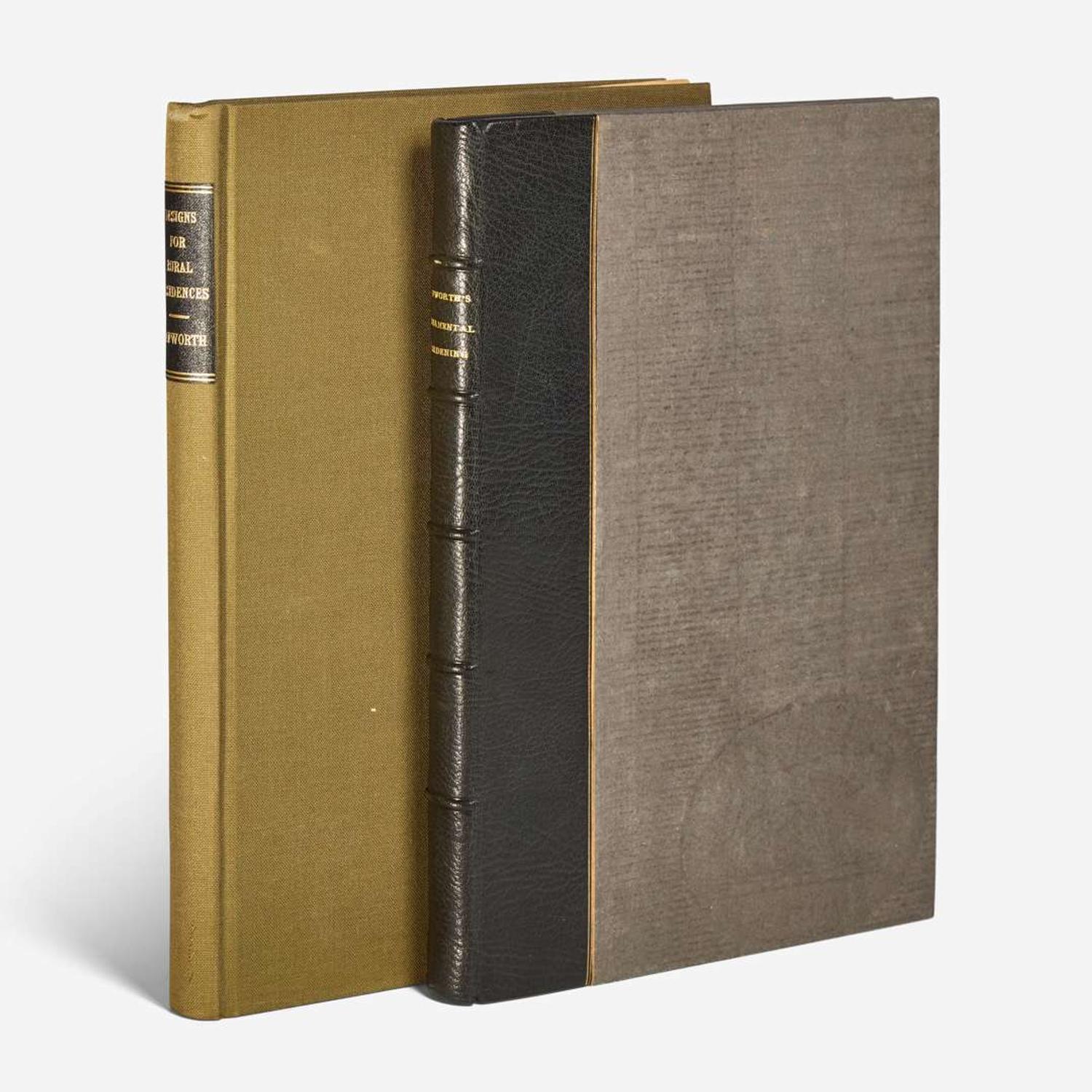 [Architecture] Papworth, John Buonarotti Group of 2 First Editions