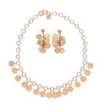DOMINIQUE COHEN, BICOLOR GOLD 'GRIFFIN COIN CLASSIC' SET