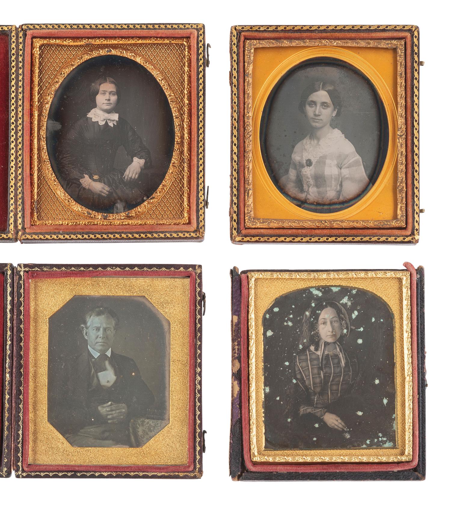 [EARLY PHOTOGRAPHY]. 37 assorted cased images.