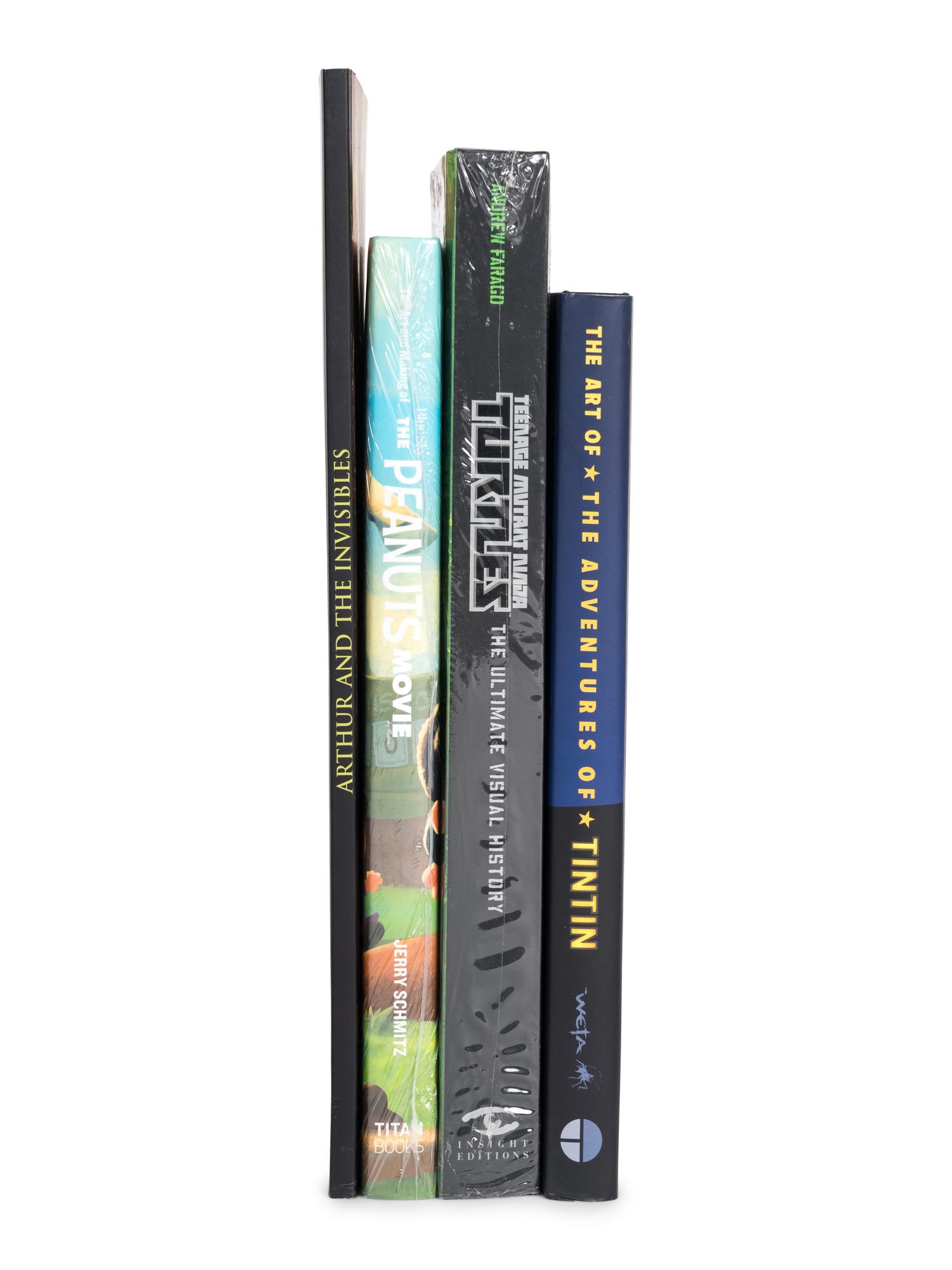 (Animation) A group of 4 art books from animated films, comprising: