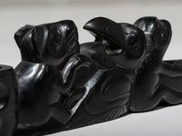 Haida Carved Argillite Pipe