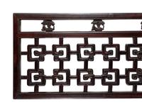 A Chinese Carved Hardwood Panel