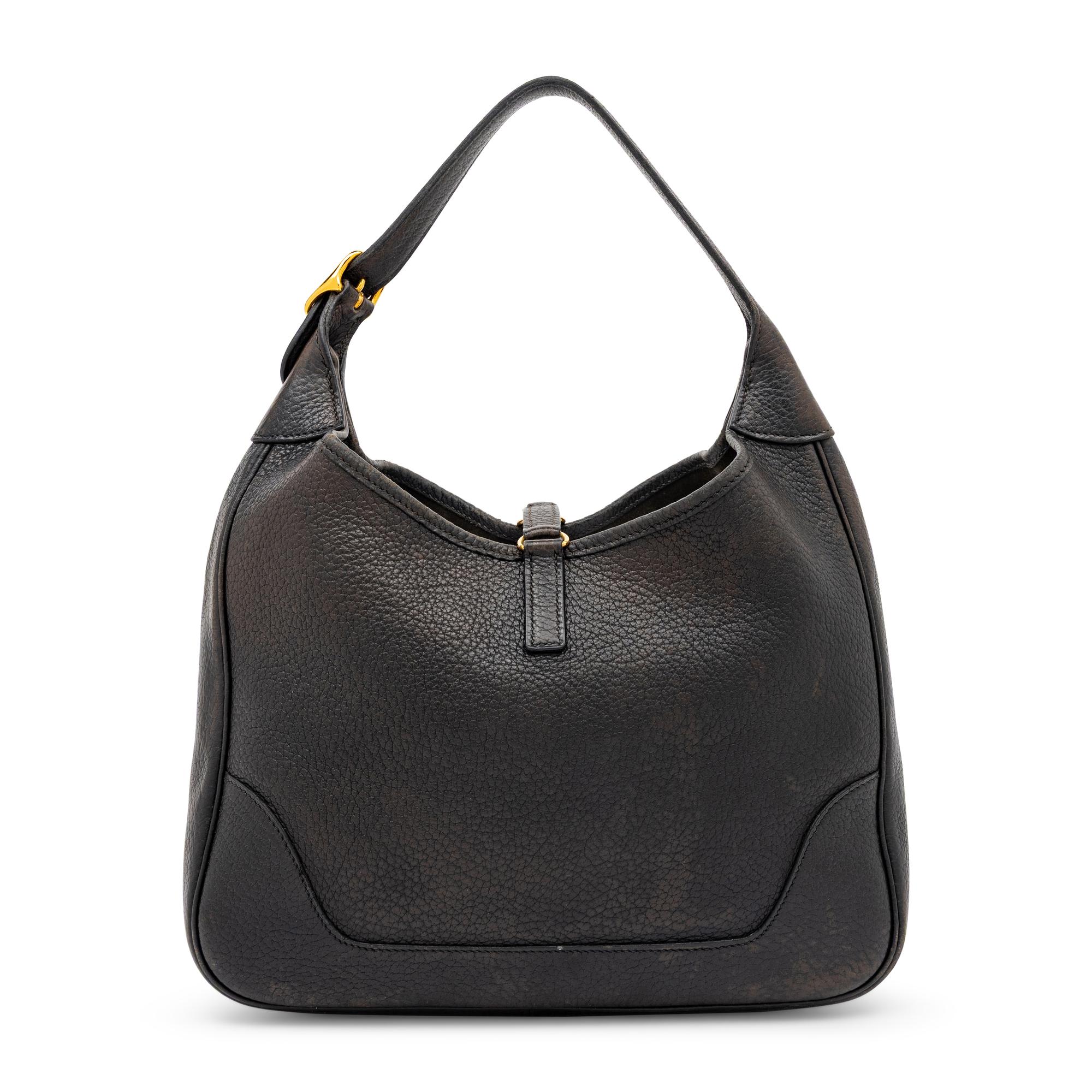 Hermès, Trim 31 Bag in Noir Clemence