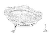 An English Silver Centerpiece Basket