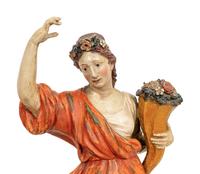 A Set of Polychrome-Decorated Terracotta Figures of the Four Seasons