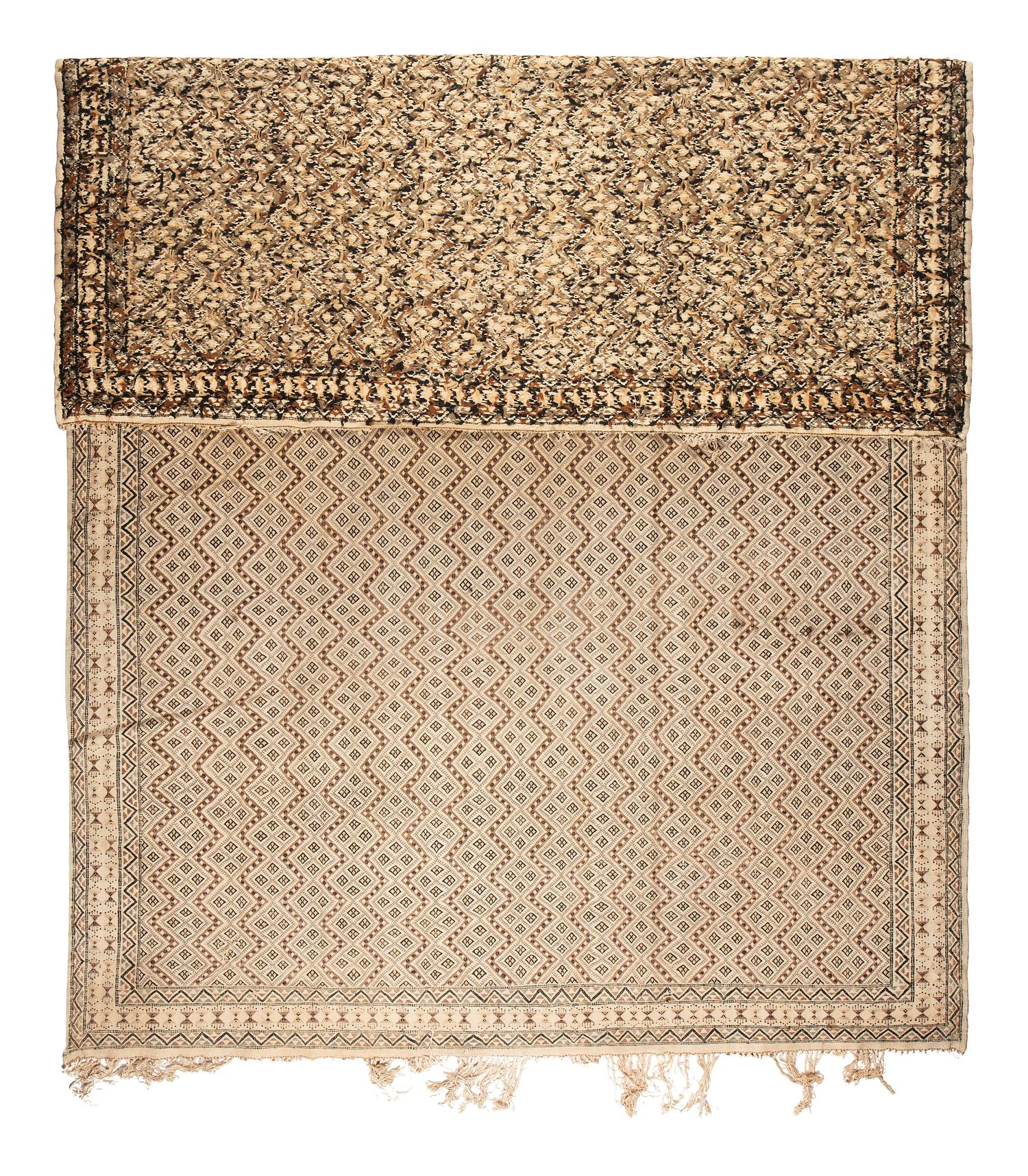 A Moroccan Kilim Wool Rug
