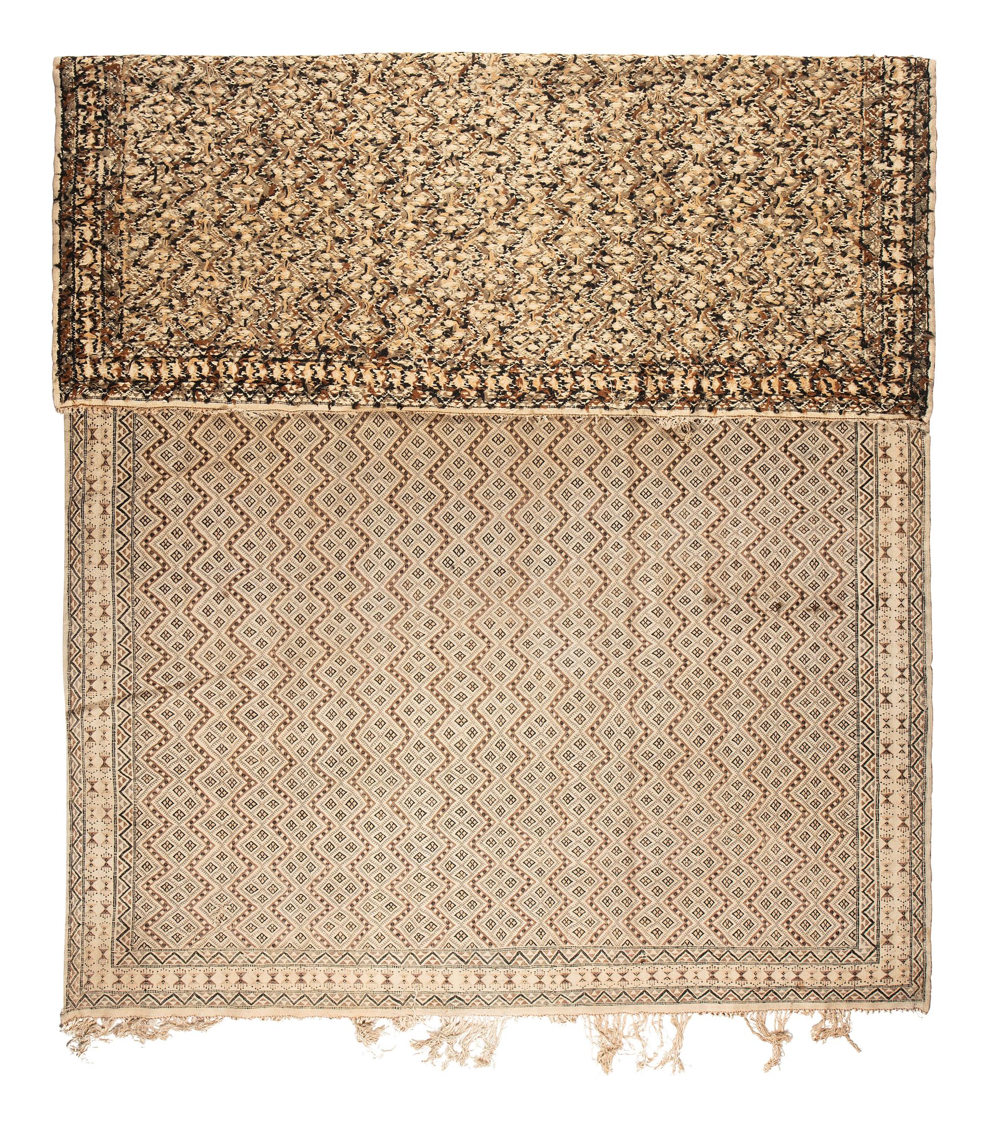 A Moroccan Kilim Wool Rug