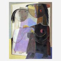 Ángel Botello (Puerto Rican, 1913-1986) Maternity