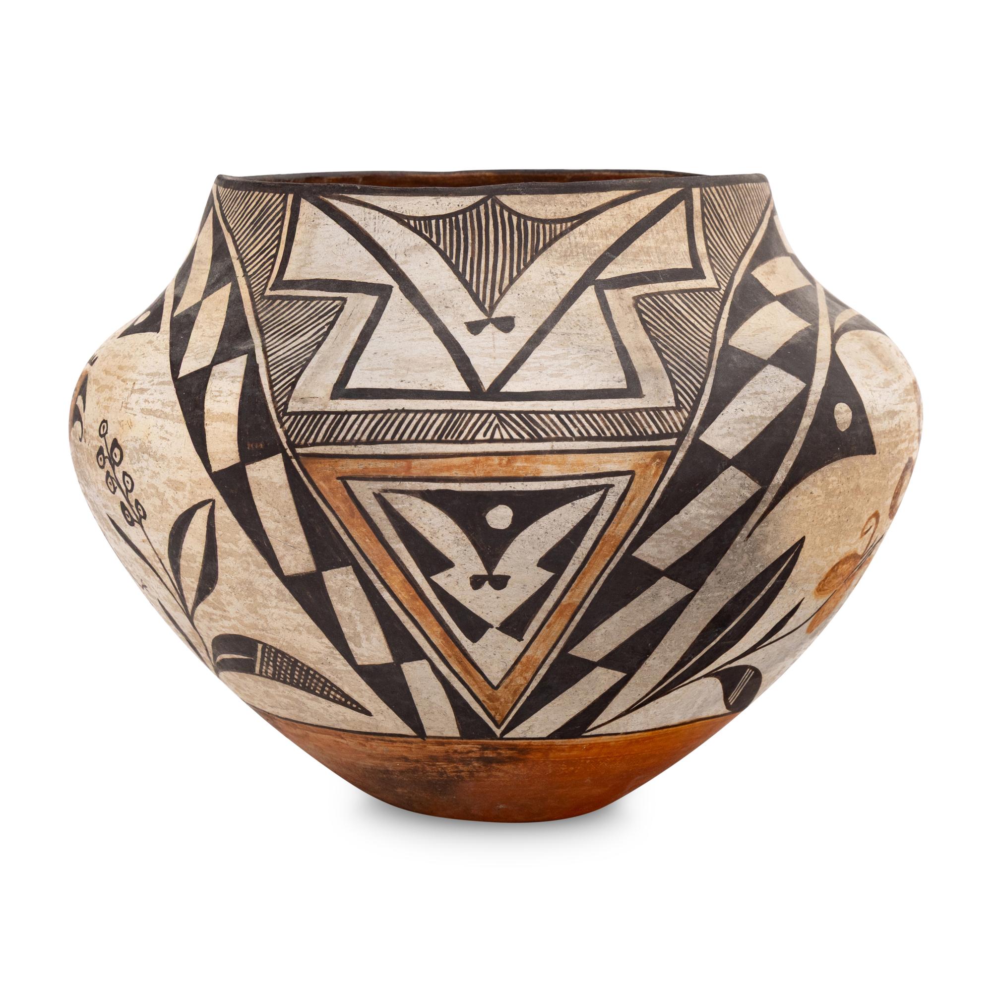 Acoma Polychrome Pottery Jar