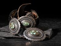 Sterling Silver and Turquoise Concha Belt