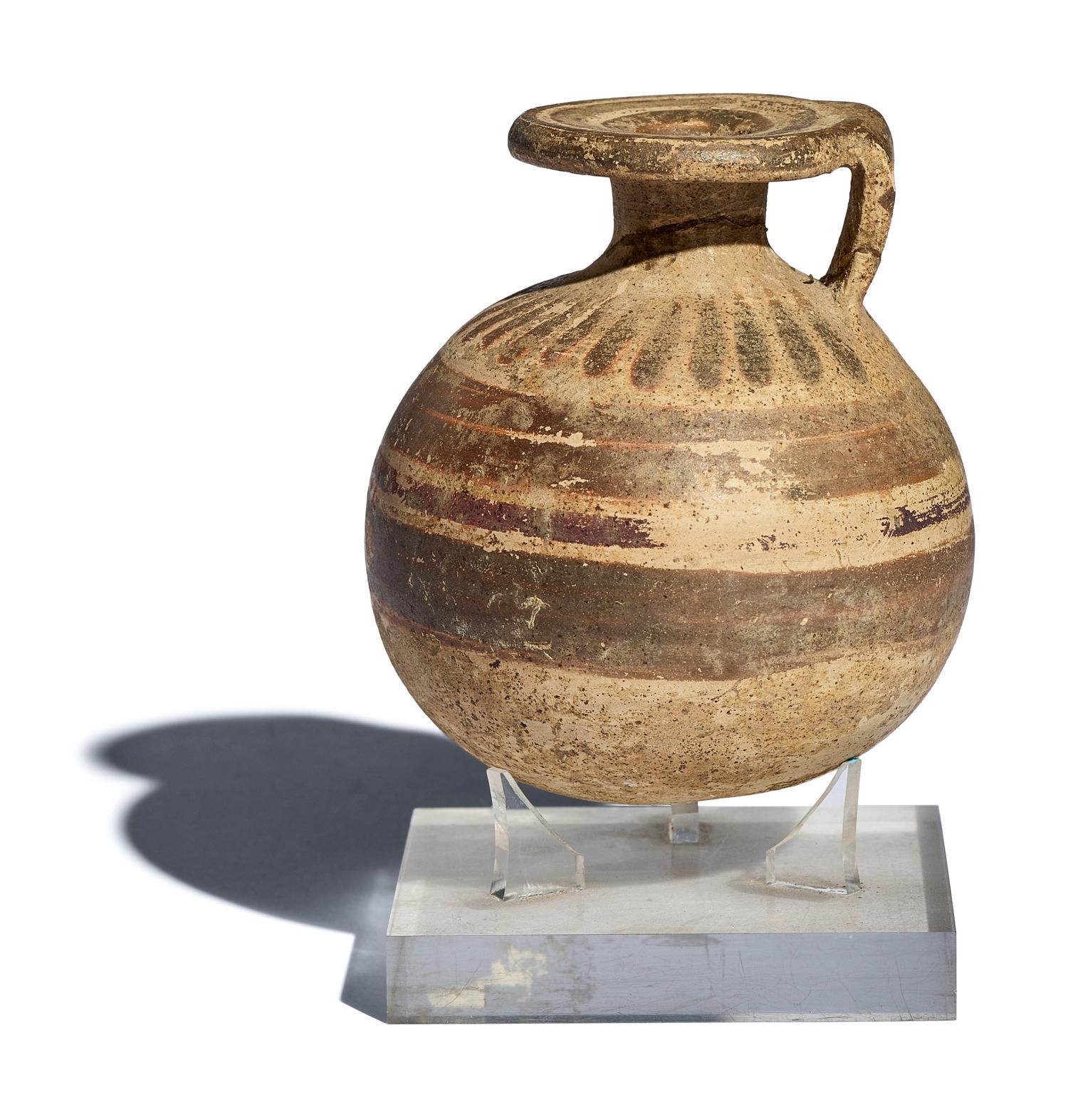 An Italo-Corinthian Painted Aryballos