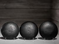 Blackware Pottery Plates 1956-1959