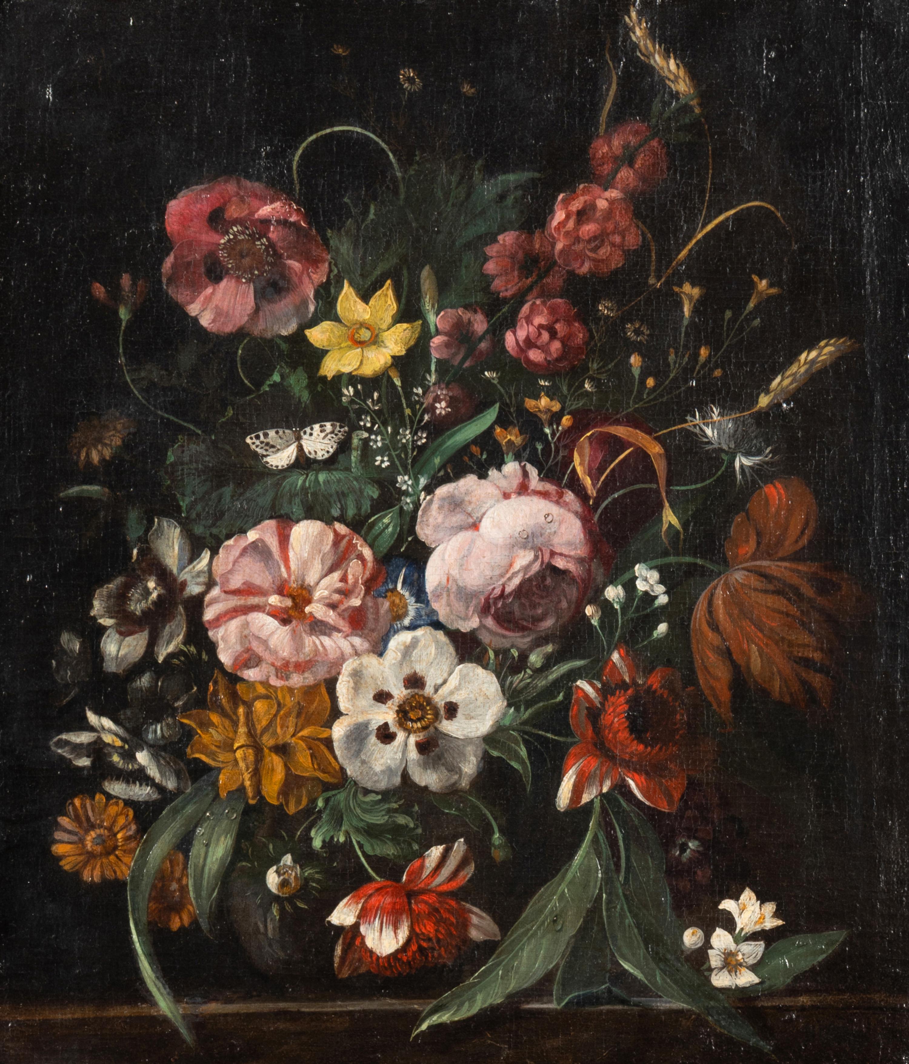 Dutch School, 19th Century — Still Lifes with Flowers (a pair of works)