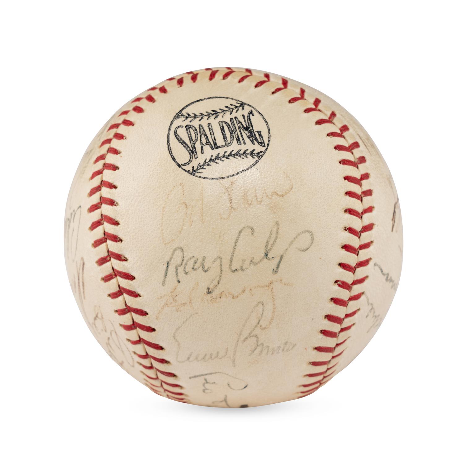 A 1967 Chicago Cubs Team Signed Autograph Baseball