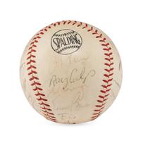 A 1967 Chicago Cubs Team Signed Autograph Baseball