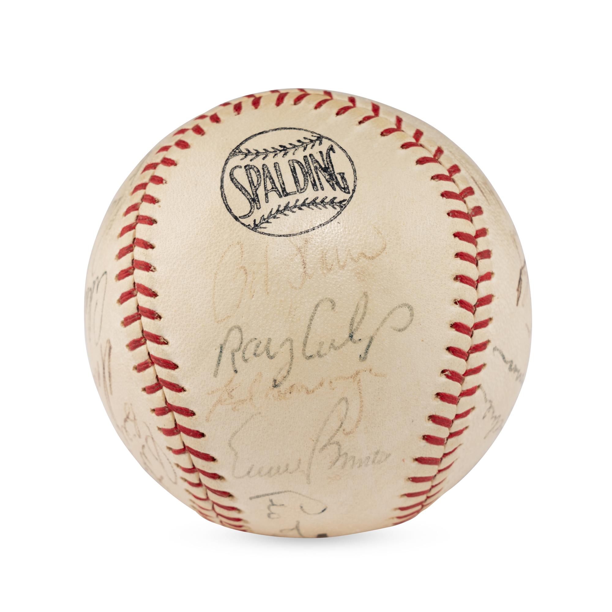 A 1967 Chicago Cubs Team Signed Autograph Baseball