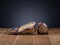 Otoe Beaded Hide Soft Sole Moccasins