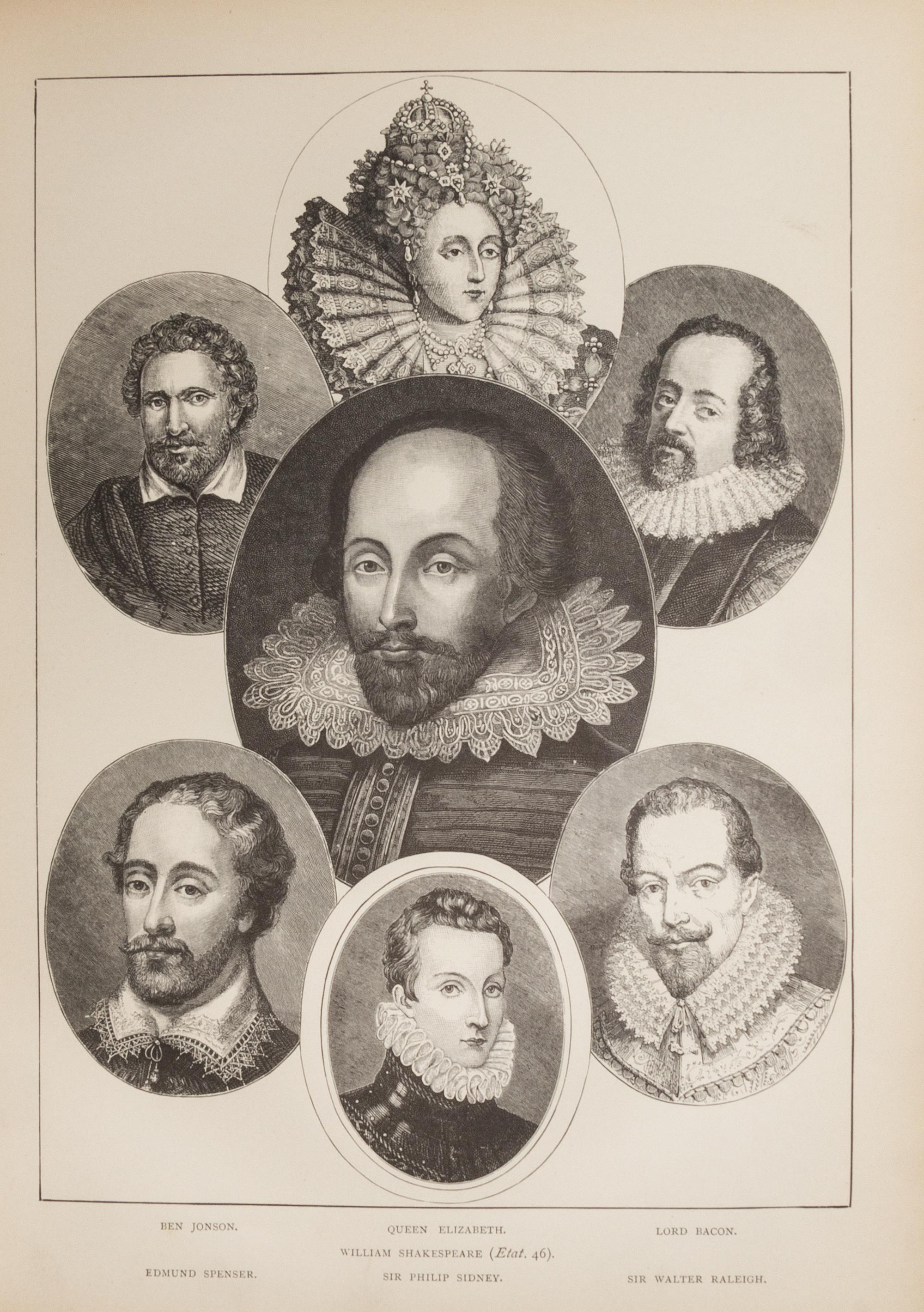 (SHAKESPEARE, WILLIAM) 4 vols., including The Royal Shakespeare [and] The Plays. London,