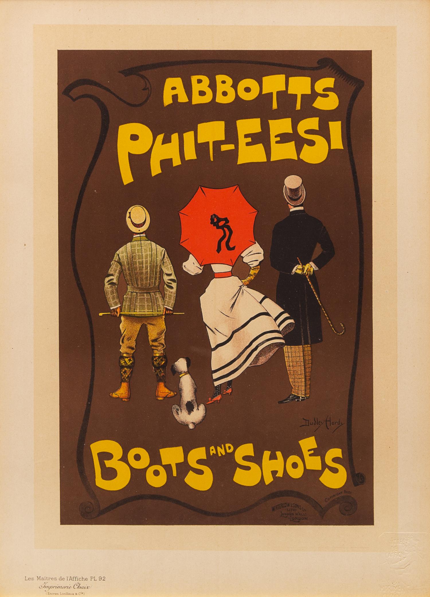 Dudley Hardy, (British, 1867-1922), Abbotts Phit-Eesi Boots and Shoes