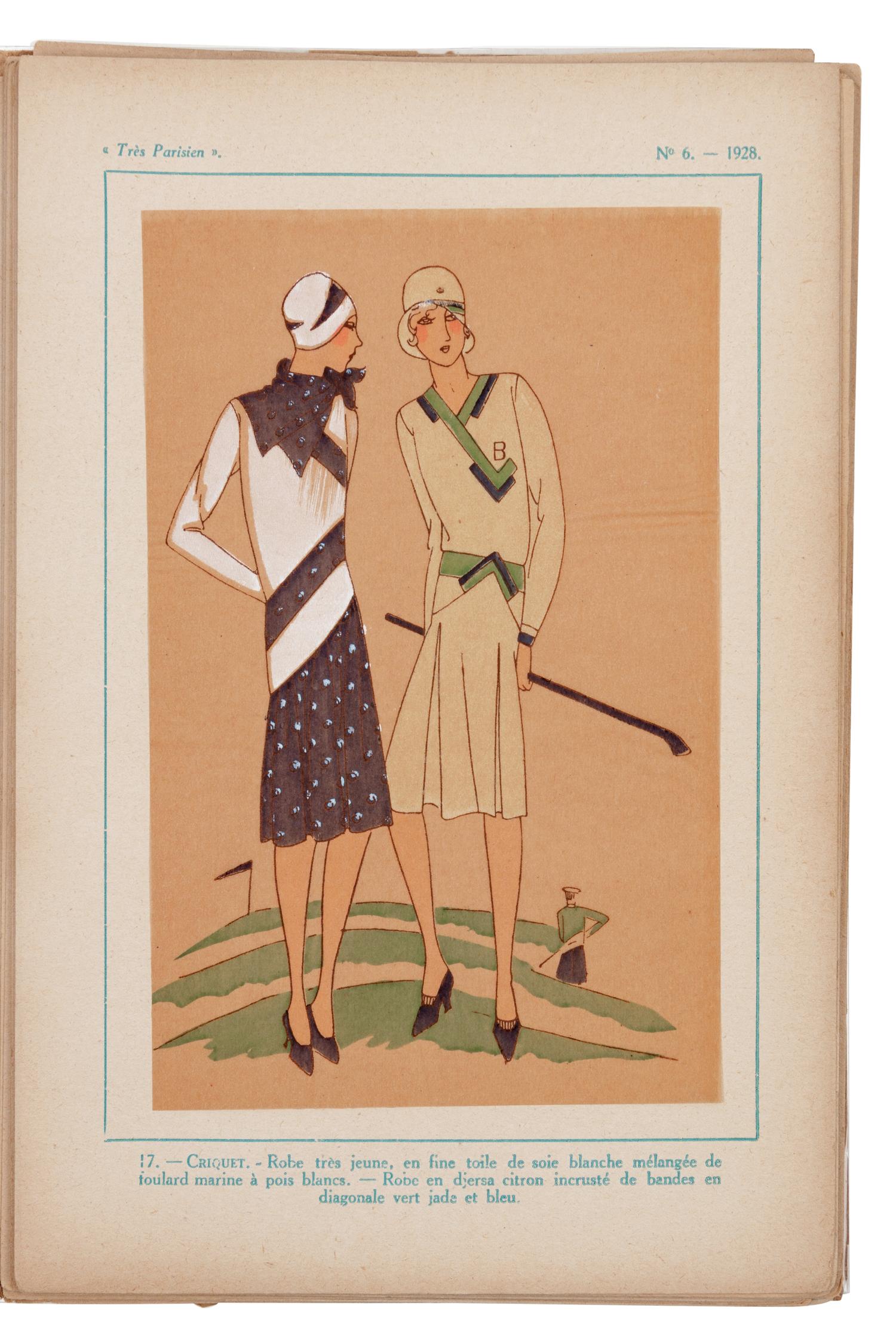 [FASHION]. JOUMARD, G.-P., editor. Très Parisien. La Mode, le Chic, l’Elegance . Paris, 1928.
