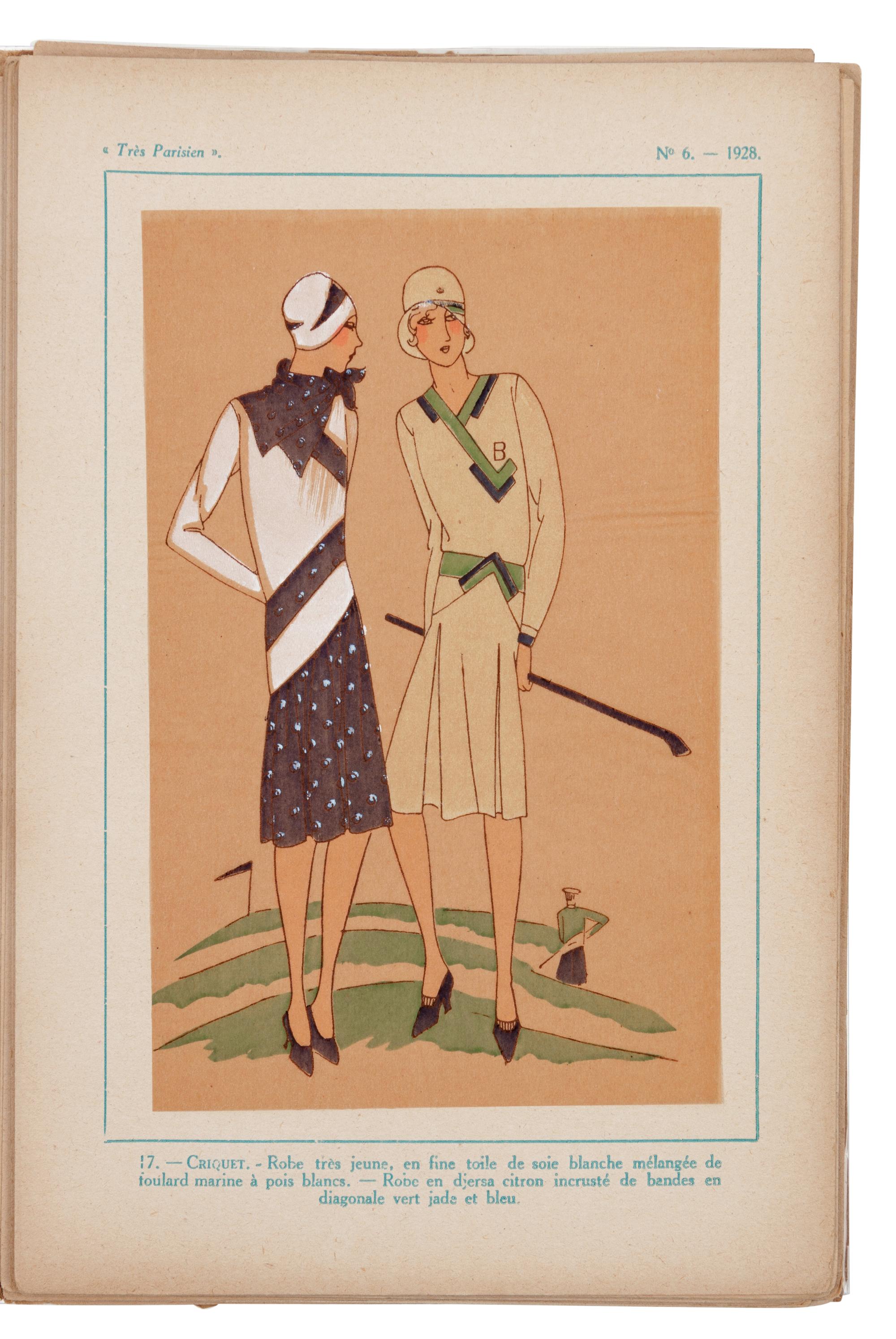 [FASHION]. JOUMARD, G.-P., editor. Très Parisien. La Mode, le Chic, l’Elegance . Paris, 1928.