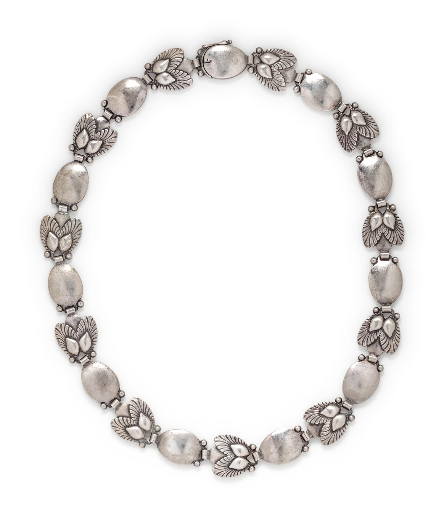 GEORG JENSEN, GUNDORPH ALBERTUS, STERLING SILVER 'BITTERSWEET' NECKLACE