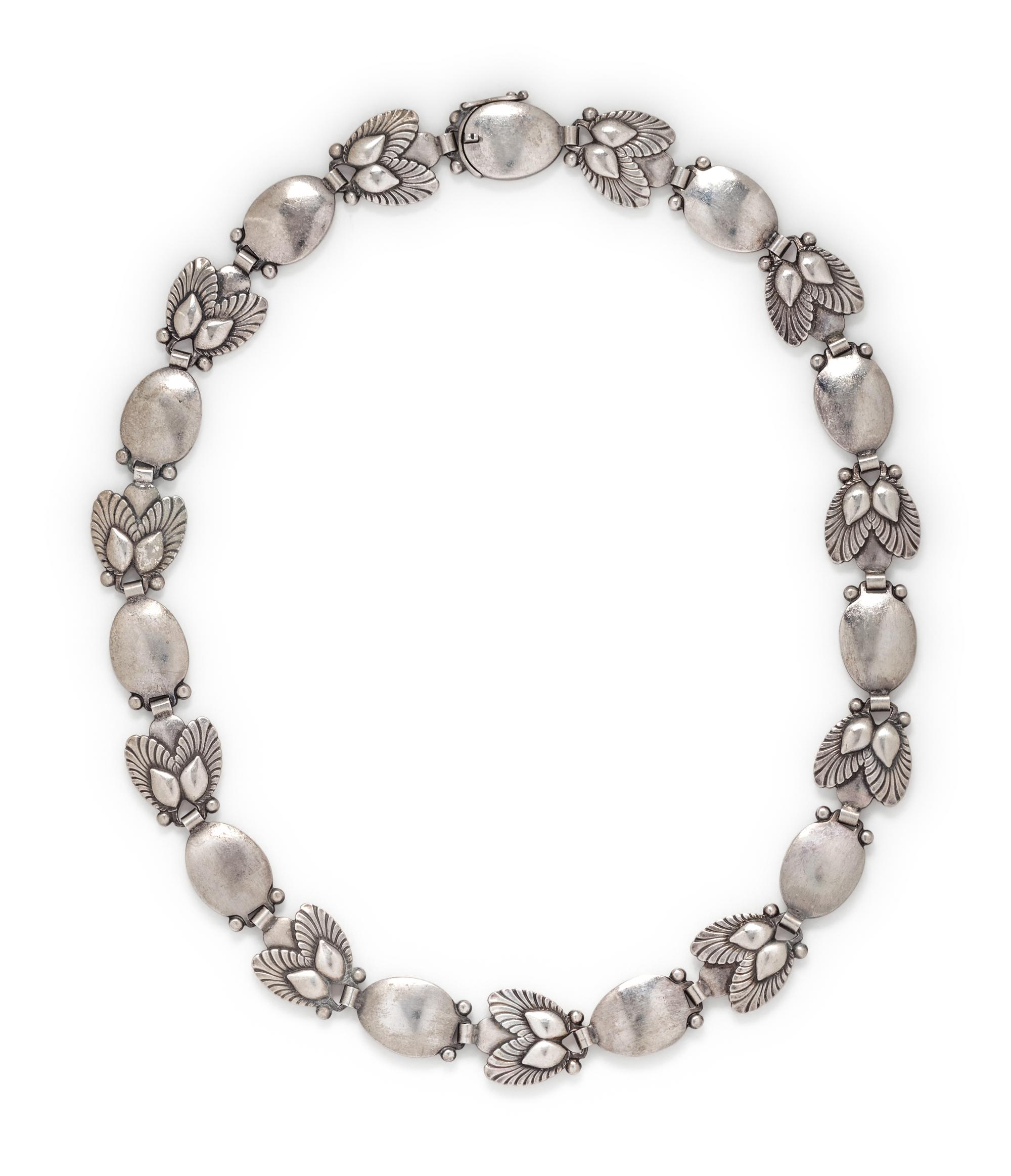 GEORG JENSEN, GUNDORPH ALBERTUS, STERLING SILVER 'BITTERSWEET' NECKLACE