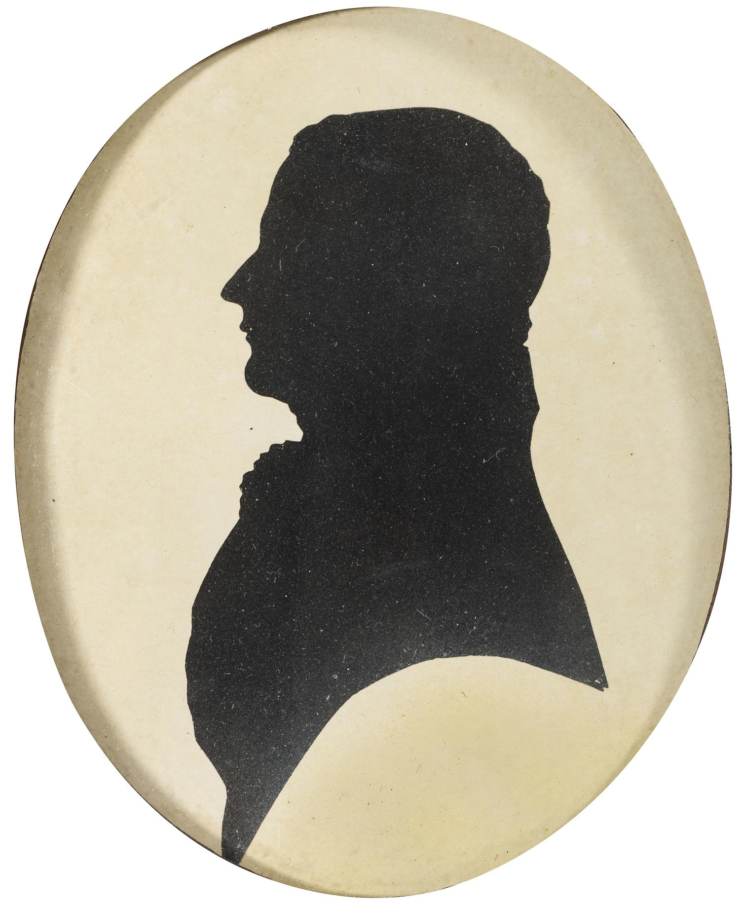 Five Silhouette Portraits of American Subjects