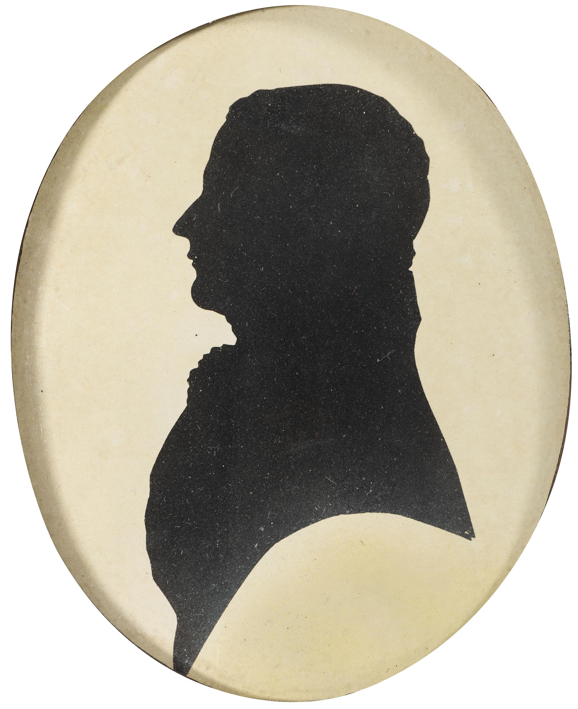 Five Silhouette Portraits of American Subjects
