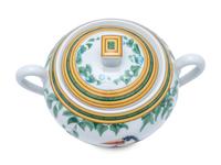 An Hermès Toucans Porcelain Tea Service