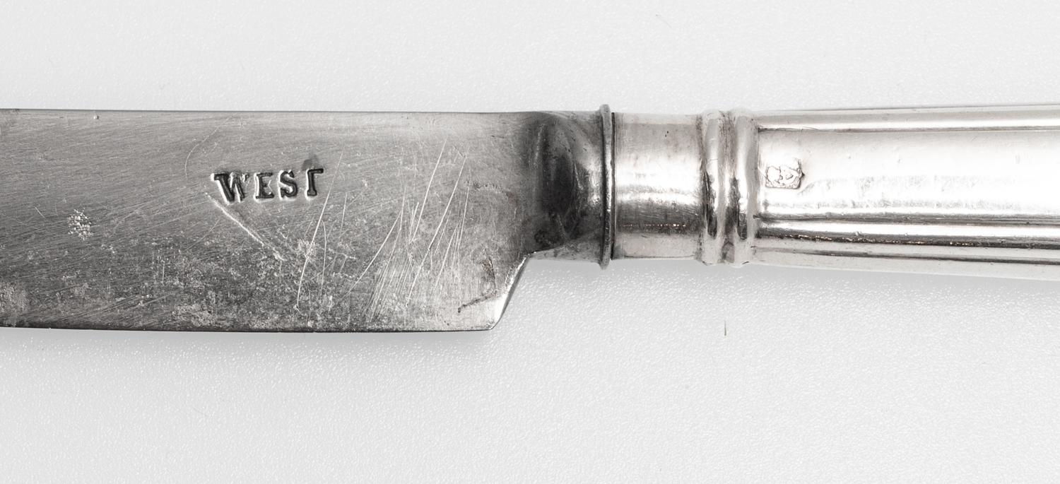 A Group of English Silver Flatware Articles